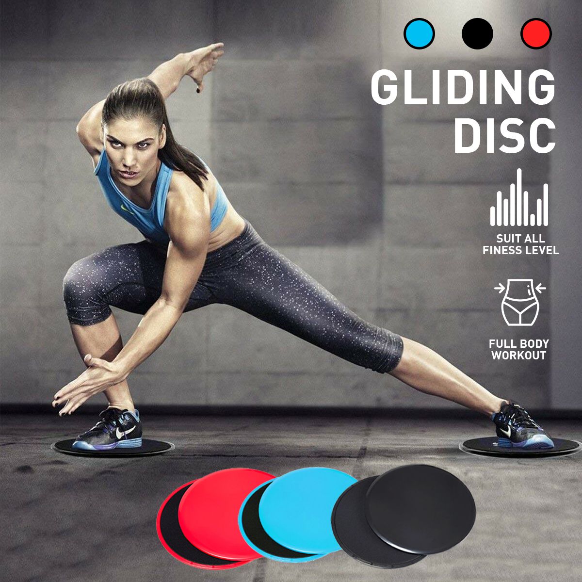 Sliding Disc Slider Pads Workout Slider Disc Gliding Discs For